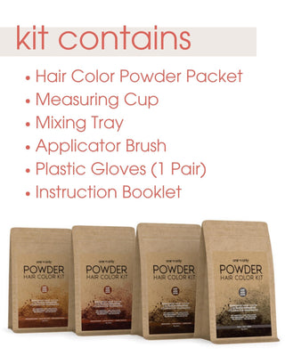 One n’ Only Hair Care - Permanent Powder Color Only Packet - Medium Brown