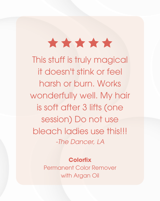 One n’ Only Hair Care - Colorfix Permanent Color Remover with Argan Oil