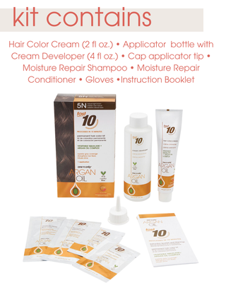 One n’ Only Hair Care - Argan Oil Fast 10 Permanent Hair Color Kit 6CA Caramel Dark Blonde