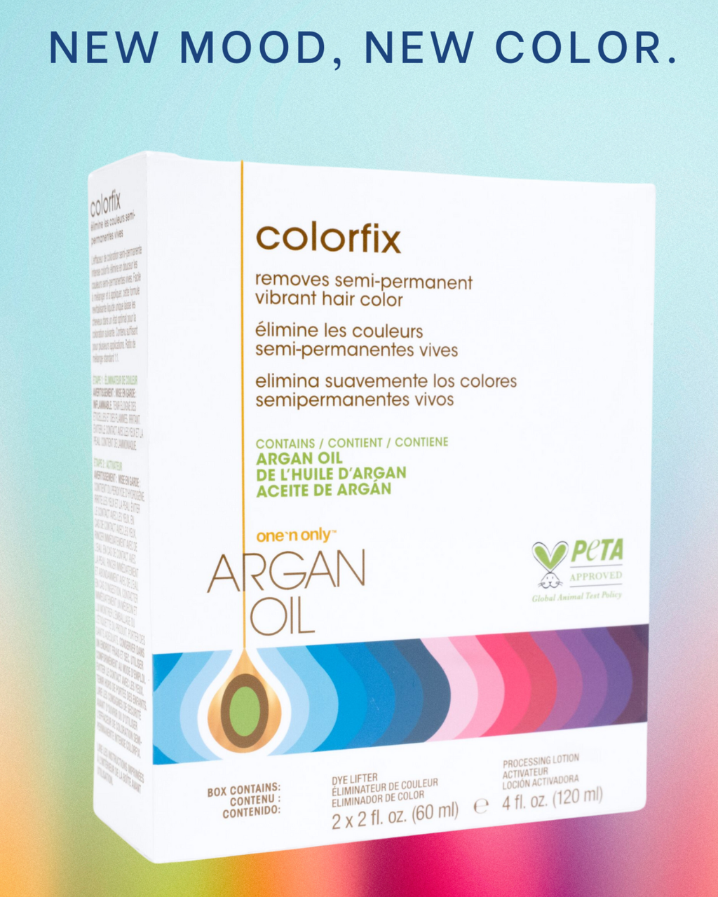 Colorfix Semi Permanent Hair Color Remover with Argan Oil One n