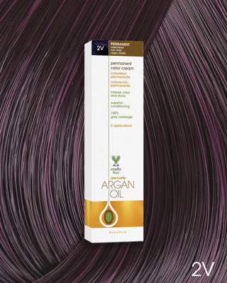 One n’ Only Hair Care - Argan Oil Permanent Hair Color 2V Violet Black