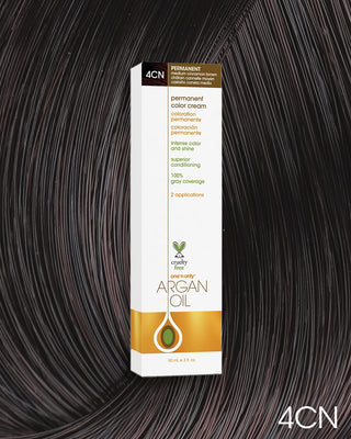 One n’ Only Hair Care - Argan Oil Permanent Hair Color 4CN Medium Cinnamon Brown