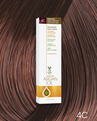 One n’ Only Hair Care - Argan Oil Permanent Hair Color 4C Medium Copper Brown
