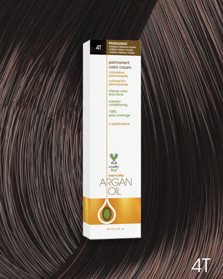 One n’ Only Hair Care - Argan Oil Permanent Hair Color 4T Medium Tobacco Brown