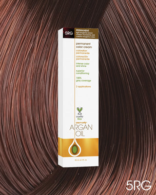 One n’ Only Hair Care - Argan Oil Permanent Hair Color 5RG Light Tangerine Brown