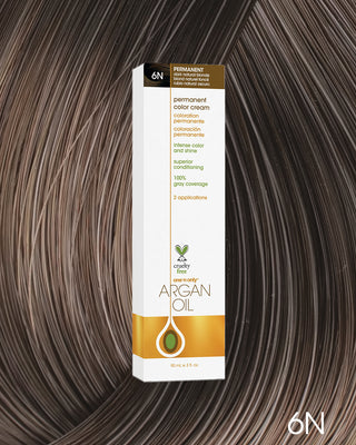 One n’ Only Hair Care - Argan Oil Permanent Hair Color 6N Dark Natural Blonde
