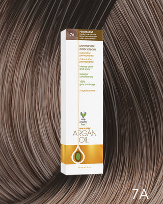 One n’ Only Hair Care - Argan Oil Permanent Hair Color 7A Medium Ash Blonde