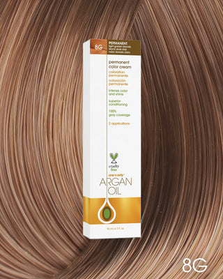 One n’ Only Hair Care - Argan Oil Permanent Hair Color 8G Light Golden Blonde