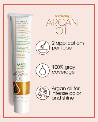 One n’ Only Hair Care - Argan Oil Permanent Hair Color 6RCH Raspberry Chocolate Brown