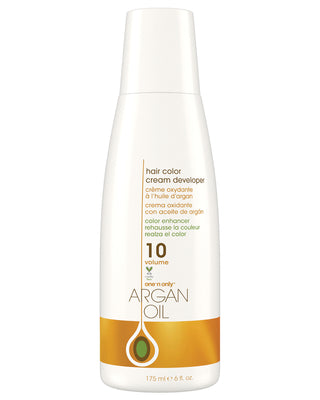 Argan Oil Hair Color Cream Developer Volume 10