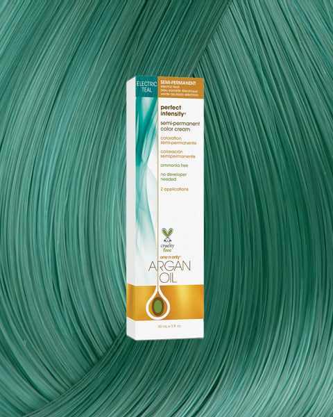 Perfect Intensity Semi-Permanent Color Cream Electric Teal – One n