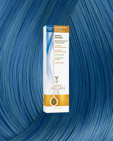 bluee feathers nao 高品質 極太タイチンスモーキールチル Perfect Intensity® Semi-Permanent Color Cream Midnight Blue – One