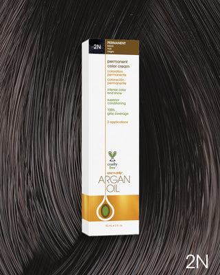 One n’ Only Hair Care - Argan Oil Permanent Hair Color 2N Black 