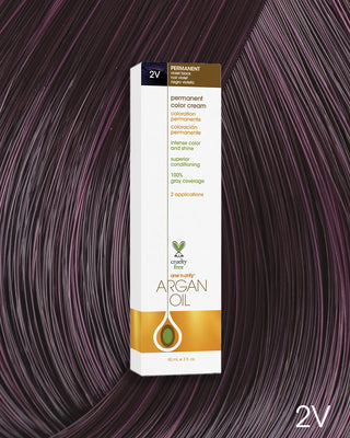 One n’ Only Hair Care - Argan Oil Permanent Hair Color 2V Violet Black 