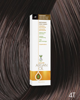 One n’ Only Hair Care - Argan Oil Permanent Hair Color 4T Medium Tobacco Brown 
