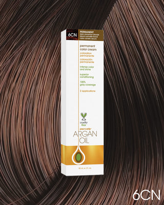 One n’ Only Hair Care - Argan Oil Permanent Hair Color 6CN Dark Cinnamon Blonde 