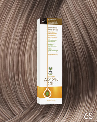 Argan Oil Permanent Hair Color 6S Dark Sand Blonde