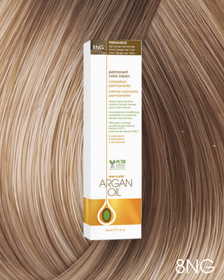 One n’ Only Hair Care - Argan Oil Permanent Hair Color 8NG Light Ginger Ale Blonde 